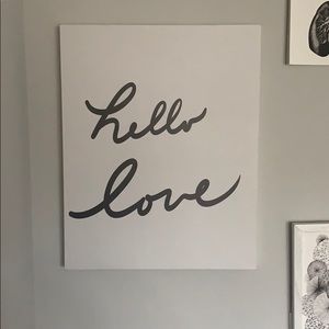 Hello Love Wall Art